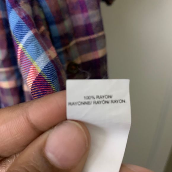 Lucky Brand Plaid Button Down - Picture 4 of 7